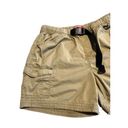 Unionbay  Cargo Shorts Women's Size XL Beige Khaki Black Belt 5 Inch Inseam NEW Photo 1