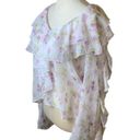 Majorelle Revolve Sheer Floral Cambridge Top Misty Purple Ruffles Frilly Flouncy Photo 6