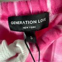 Generation Love  Isla Tie Dye Ankle Length Cropped Jogger Size Small Pink White Photo 4