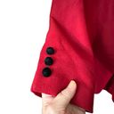 Jennifer Moore  Red Wool Blazer Size 16 Photo 4