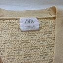 ZARA Kids Yellow Knit Cardigan Photo 1