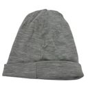 Ash Minus 33 Hat Unisex OS Ridge Cuff Beanie  Gray 100% Merino Wool Midweight Photo 2