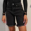 Wild Fable  Faded Black High Rise Denim Bermuda Shorts 2 Photo 0