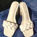 Madden Girl EUC  Womens White Gracy Slip On Padded Insole Slide Sandals Size:6 Photo 7