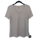 Athletic Works  SZ M white v-neck t-shirt Photo 0