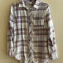 Full Tilt White, Red, & Blue Button Down Flannel Photo 0