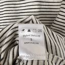 The Row All :  Short Sleeve White Black Striped Side Tie Dress Size S Photo 6