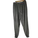 SKIMS EUC  Velour Jogger Womens Size L Grey Lounger Athleisure Soft Zip Pocket Pa Photo 5