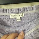 Purple mini skirt Size L Photo 1