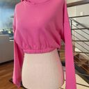 Naked Wardrobe French Terry Hoodie In Bubblegum Pink Photo 0