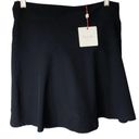 Rafaella  LADIES RESORT WEAR LINED SIDE ZIP SOLID BLACK SKORT NWT 8 Photo 0