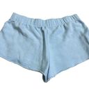 PacSun Playboy By  Women's M Blue Cotton Elastic Waist Sweat Shorts Soft Cozy Photo 1