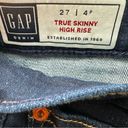 Gap  High Rise True Skinny Jeans Size 27/4P Photo 2