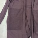 Lululemon Sit In Lotus Wrap II Black Cherry Cardigan Photo 3