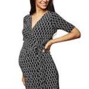 Motherhood Maternity  SALE 2/$20 Printed Wrap Dress Size Small Photo 4