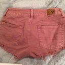 American Eagle Outfitters Rose Denim Shorts Pink Size 00 Photo 1