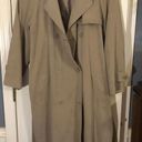 London Fog women’s belted trenchcoat size 12 khaki Photo 2