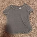 Pilcro Grey  Crop Top Photo 0