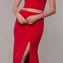 PromGirl Red Two Piece Prom Dress Photo 1