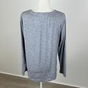 Rae Dunn  Grey Long Sleeve Sweet Dreams Top Size L Photo 3