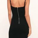 Lulus Paulina Black Bodycon Midi Dress Photo 1