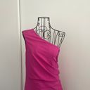 Dress the Population NWT  Martine Pink Ruched Midi Dress Photo 5