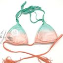 PilyQ PQ Swim by  Size Medium Isla Bikini Hand Macrame Triangle Boho Festival Photo 2