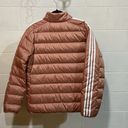 Adidas  Women’s XL ESSENTIALS 3-STRIPES LIGHT DOWN JACKET #IK3230 CLAY STRATA NWT Photo 3