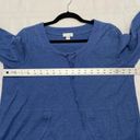 J.Jill  Blue 100% Cotton Scoop Neck Casual Top Photo 7