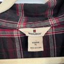 Woolrich button up flannel plaid long sleeve shirt checkered red black white XL Photo 1