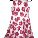 Tommy Hilfiger ‎ Lace Pink White Floral Dress -Sz 4 Lined Photo 0