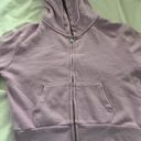 Brandy Melville cropped zip up hoodie Photo 1