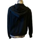 Bebe  Black Hooded Zip Up Sweatshirt size large Photo 4