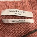 ALLSAINTS NEW All Saints Lou Uno Jumper Stripe Colorblock Crewneck Fuzzy Sweater Photo 9