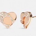 Coach  rose gold studs​​​​​​​ Photo 2