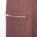 Pistola NEW  Women's Zip Pocket Hannah Cargo Skinny Moto Jeans Burgundy, 25 Photo 9