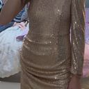 DO+BE Sequin One Shoulder Mini Dress Photo 6