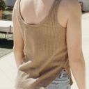 Carly Jean Los Angeles CJLA Olivia Waffle Knit Tank - Olive Photo 1