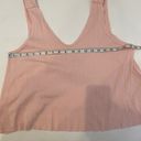 We The Free  Pink Free People Knit Cotton Tank Top NWT Sz Sm Relaxed Photo 7