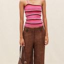 Jacquemus  La Mailed Concha Top in Dark Pink 36 2-4 New Womens Halter Tank Photo 15