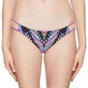 Body Glove  Ruby low rise multi strap Aztec bikini bottom Pink black size medium Photo 0