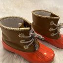 Jack Rogers  Chloe Classic Rain Boot Tan Coral Photo 3