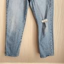 Levi’s Levi's Women's Wedgie Straight Jeans Size 28 Blue Distressed High Rise Cropped Photo 2