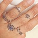 Free Spirit Goddess Boho Silver Rings Photo 2