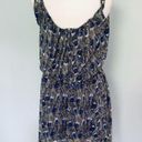 Angie  Francescas Collection Black Gray Blue Feather Sleeveless Sun Dress Size S Photo 9