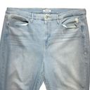 Good American  Good Legs Crop Light Wash Denim Jeans Plus Size 24 Photo 3