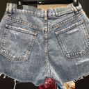 Revice Denim REVICE Malibu Cutoff High Waisted Denim Booty Shorts - TOPANGA WASH Photo 5