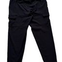 All In Motion  Pants Black Stretch Pull On Cargo Tapered Leg Active Size XXL Photo 5