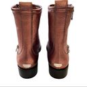 Jimmy Choo NEW  DONDO Moto Boots size 38.5 in Rosewood Photo 4