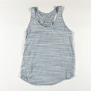 Lululemon  Women's Essential Tank Pleated Back Sleeveless Work Out Shirt Gray 4 Photo 0